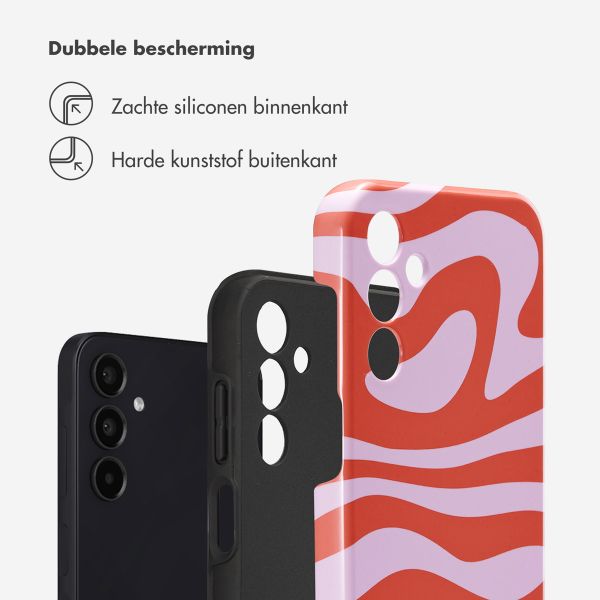 Selencia Vivid Backcover Samsung Galaxy A15 (5G/4G) - Dream Swirl Pink