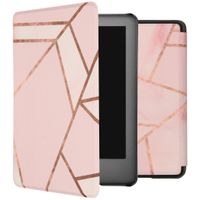 imoshion Design Slim Hard Case Sleepcover Amazon Kindle 10 - Pink Graphic