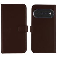 Selencia Echt Leren Bookcase Google Pixel 11 / 11 Pro - Donkerbruin