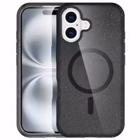 imoshion Sparkle Backcover met MagSafe Apple iPhone 16 - Glitter Zwart