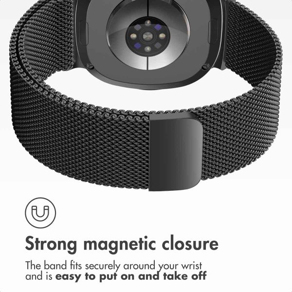 imoshion Milanese magnetic band Samsung Galaxy Watch 9 (40/44mm) / Watch 8 (40/44mm) / Classic (46mm) - Black