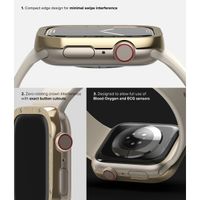 Ringke Bezel Styling Apple Watch Series 7 / 8 / 9 - 41 mm - Hairline Bolts Gold