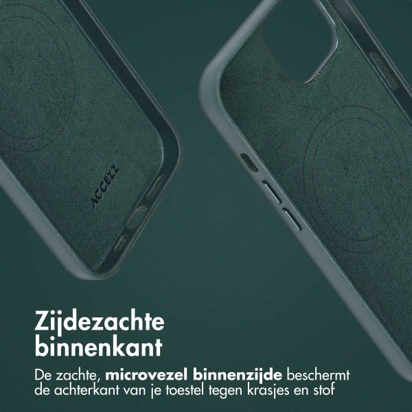Accezz Leather Bookcase 2-in-1 met MagSafe Apple iPhone 14 - Cedar Green