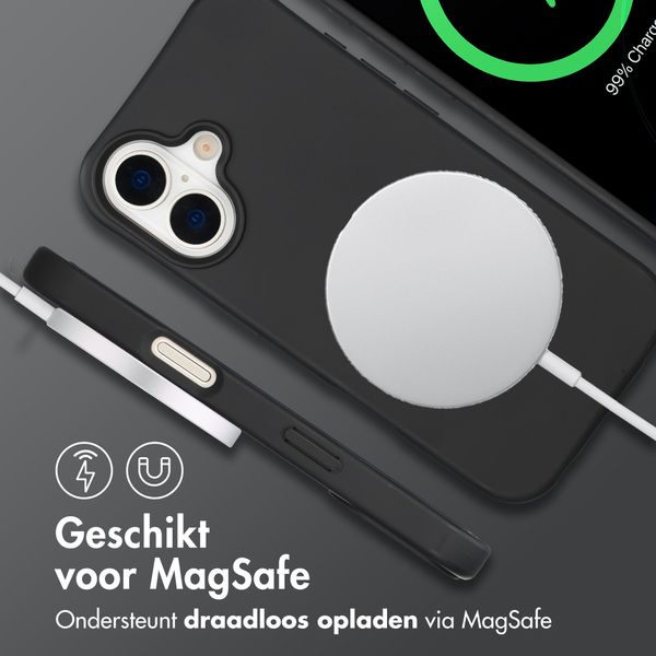 imoshion Color Backcover met afneembaar koord met MagSafe Apple iPhone 17 - Zwart