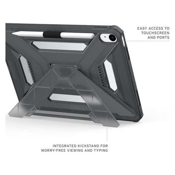 UAG Scout Bookcase Apple iPad 11 (2025) 11 inch A16 / iPad 10 (2022) 10.9 inch - Ash