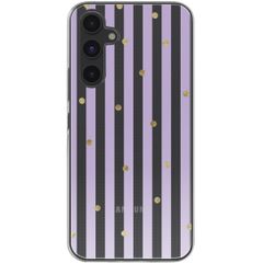 imoshion  Design hoesje Samsung Galaxy A54 - Sparkle Lines Lavender