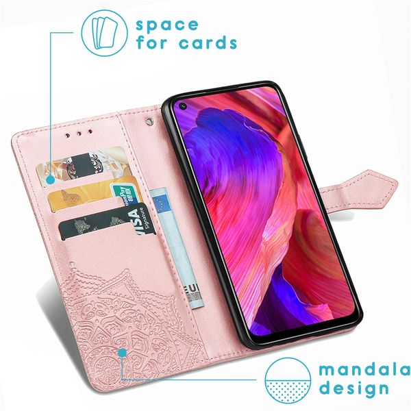 imoshion Mandala Bookcase Oppo A74 (5G) / A54 (5G) - Rosé Goud