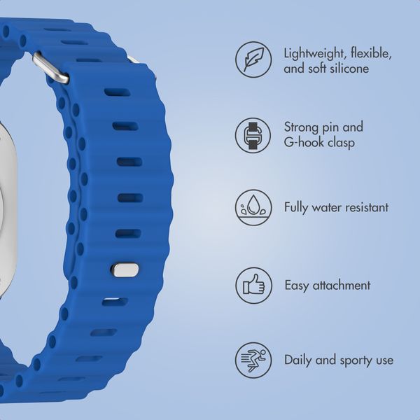 Accezz Ocean band Apple Watch | 38/40/41/42 mm - Royal Blue