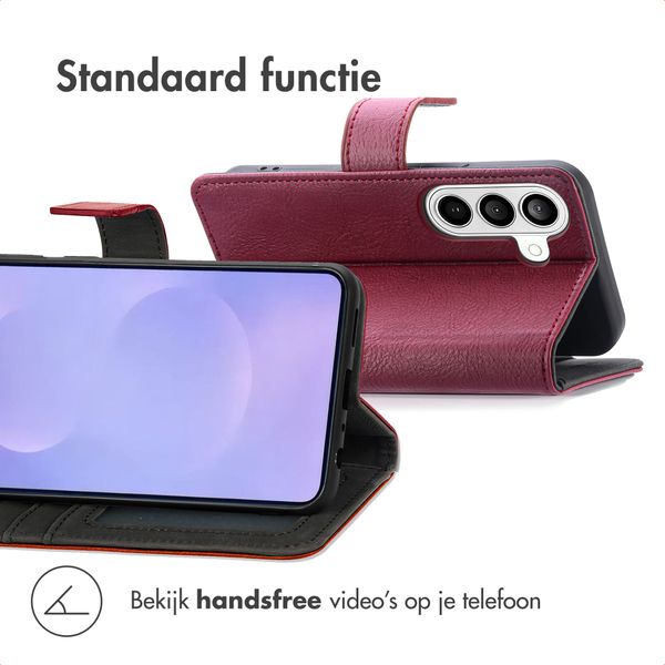imoshion Luxe Bookcase Samsung Galaxy S26 - Bordeaux