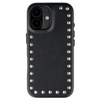 Selencia Studs Backcover met MagSafe Apple iPhone 17 - Velvet Black