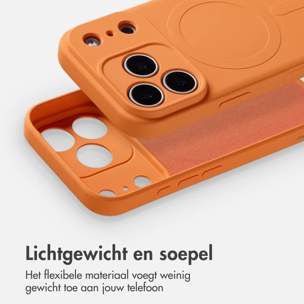 imoshion Color Backcover met MagSafe Apple iPhone 17 Pro - Neon Orange