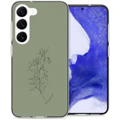 imoshion Design hoesje Samsung Galaxy S23 Plus - Floral Green