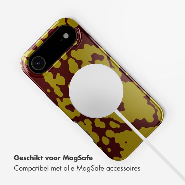 Selencia Vivid Backcover met MagSafe Apple iPhone Air - Moo'd Olive Dust