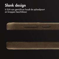 Accezz Vintage Leather Magsafe Backcover Samsung Galaxy S24 / S25 - Rustic Brown