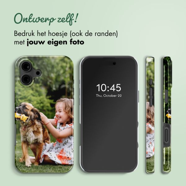 Ontwerp je eigen tough case met MagSafe Apple iPhone 16 - Wit