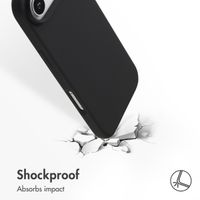 Accezz Liquid Silicone Back Cover with MagSafe Apple iPhone Air - Black