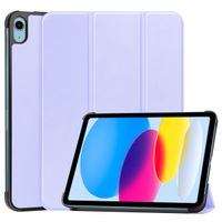 imoshion Trifold Bookcase Apple iPad 11 (2025) 11 inch A16 / iPad 10 (2022) 10.9 inch - Lila