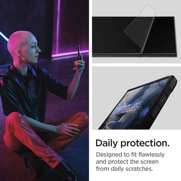 Spigen Neo Flex Screenprotector Duo Pack Samsung Galaxy S23 Ultra