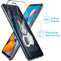 imoshion Design hoesje Samsung Galaxy A21s - Kat - Grijs