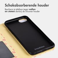 imoshion Design Bookcase Apple iPhone SE (2022 / 2020) / 8 / 7 / 6(s) - Sunny Yellow Petite Flowers