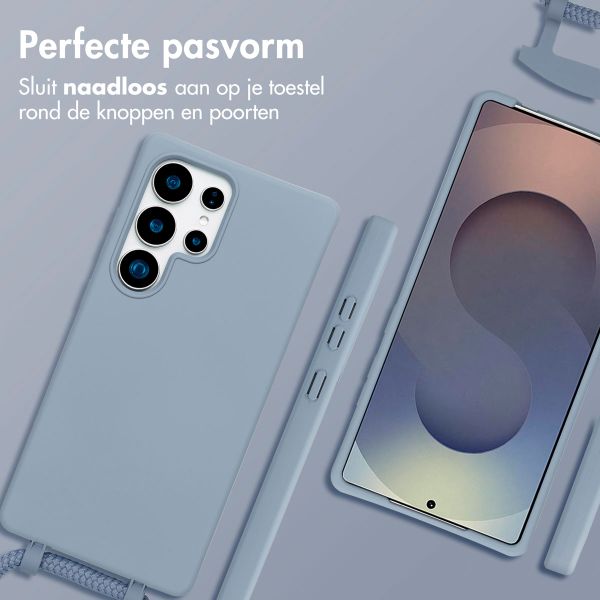 imoshion Color Backcover met afneembaar koord MagSafe Samsung Galaxy S25 Ultra - Ash Blue