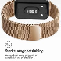 imoshion Milanees magnetisch bandje Samsung Galaxy Fit 3 - Rosé Goud
