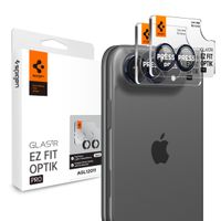 Spigen Optik Pro EZ Fit Lens Protector 2-pack Apple iPhone Duo - Black