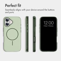 imoshion Colour Back Cover with Thin MagSafe Ring Apple iPhone 17 - Dark Green