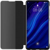 Huawei Smart View Flip Case Huawei P30 - Zwart