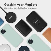 Accezz Liquid Silicone Backcover met MagSafe iPhone 15 Plus - Sky Blue