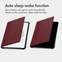imoshion Trifold Book Case Apple iPad Pro 11 (2025) M5 / (2024) M4 - Bordeaux