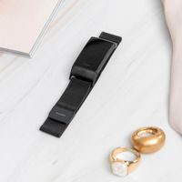 imoshion Milanees magnetisch bandje Fitbit Charge 5 / Charge 6 - Maat S - Zwart