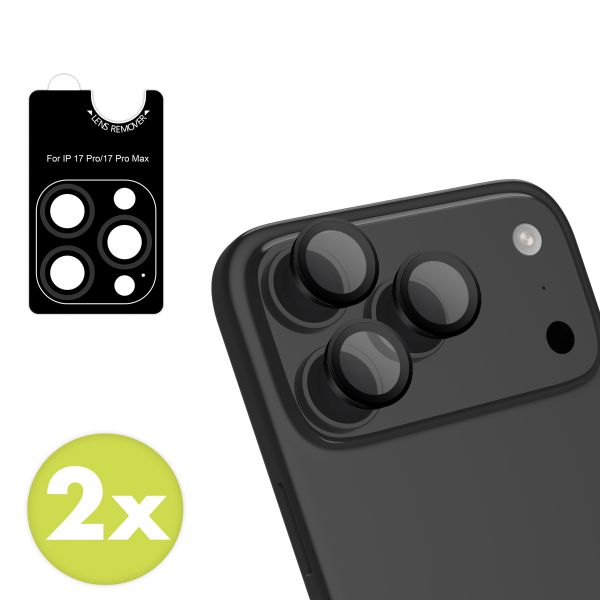 imoshion 2 Pack Camera lens protector Apple iPhone 17 Pro / 17 Pro Max - Gray