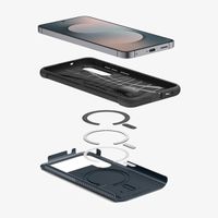 Spigen Slim Armor Backcover MagSafe Samsung Galaxy S25 FE - Metal Slate
