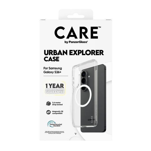 CARE by PanzerGlass Urban Combat Case Samsung Galaxy S26 Plus - Wit