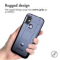 imoshion Rugged Shield Backcover Motorola Moto G30 / G20 / G10 (Power) - Donkerblauw