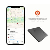 Fixed Tag Card - Bluetooth Tracker voor iOS - Zwart