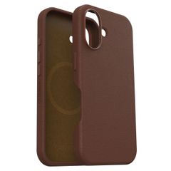 OtterBox Symmetry Cactus leren Backcover met MagSafe Apple iPhone 16 - Rich Adobe Brown