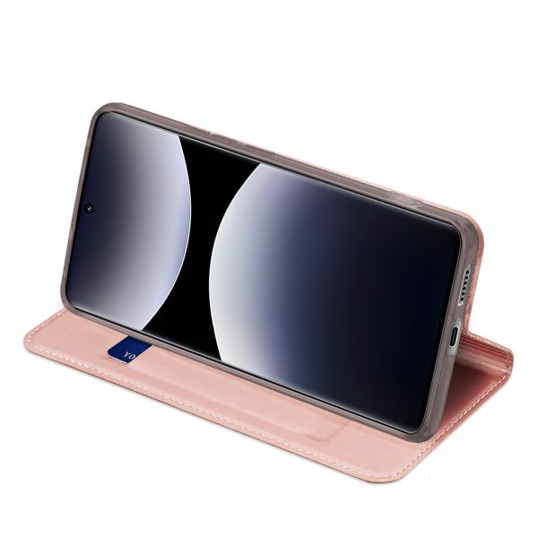 Dux Ducis Slim Softcase Bookcase Xiaomi Redmi Note 14 Pro (5G) - Rosé Goud
