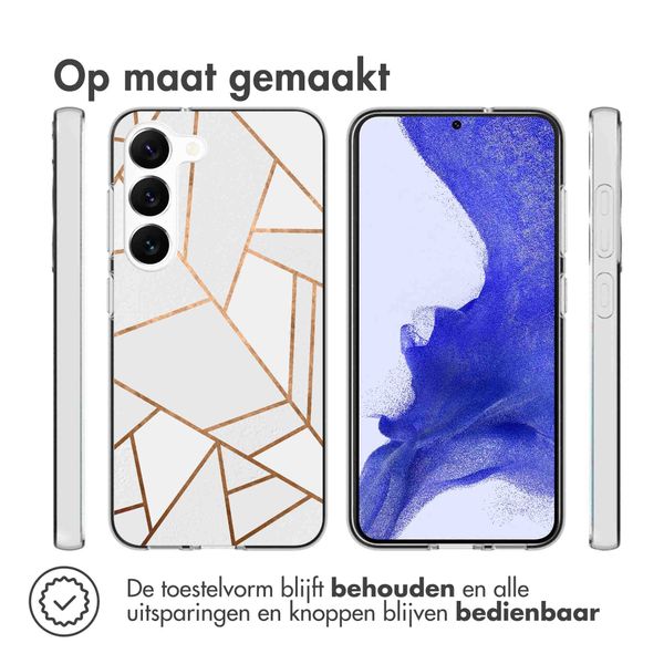 imoshion Design hoesje Samsung Galaxy S23 Plus - White Graphic