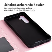 imoshion Design Bookcase Samsung Galaxy A54 (5G) - Pink Bazaar Flowers