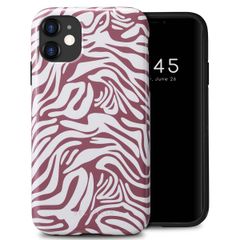 Selencia Vivid Backcover Apple iPhone 11 - Trippy Swirl Dark Rose