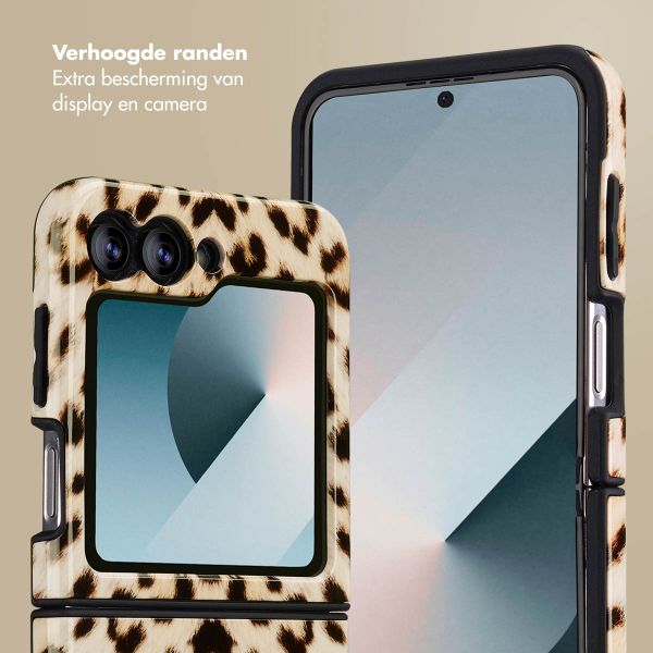 Selencia Vivid Backcover Samsung Galaxy Z Flip 6 / Flip 7 FE - Wild Leo
