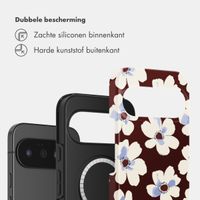 Selencia Vivid Backcover met MagSafe Google Pixel 11 Pro - Choco Flower Pop