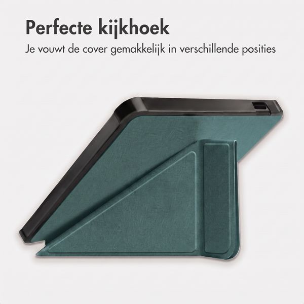 imoshion Vouwbare Bookcase Kobo Libra Colour - Donkergroen