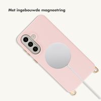 Selencia Rivièra MagSafe Backcover met afneembare haakjes Samsung Galaxy A57 (5G) - Sorbet Pink