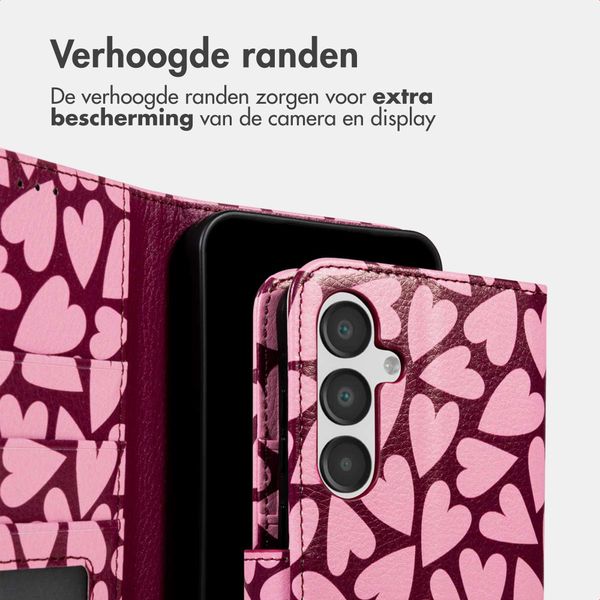 imoshion Design Bookcase Samsung Galaxy A35 - Hearty Blush