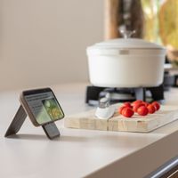 Accezz Vintage Leather MagSafe Kaarthouder met Standaard - Rustic Brown