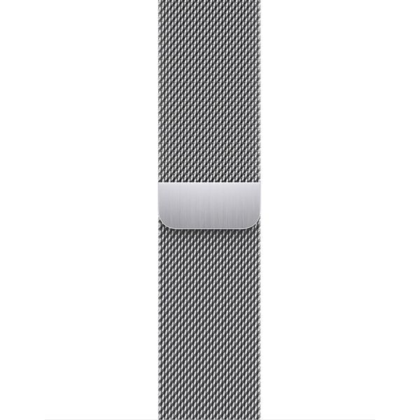 Apple Milanese Loop Band Apple Watch Series 1 t/m 9 / SE (38/40/41 mm) | Series 10 / 11 (42 mm) - Silver