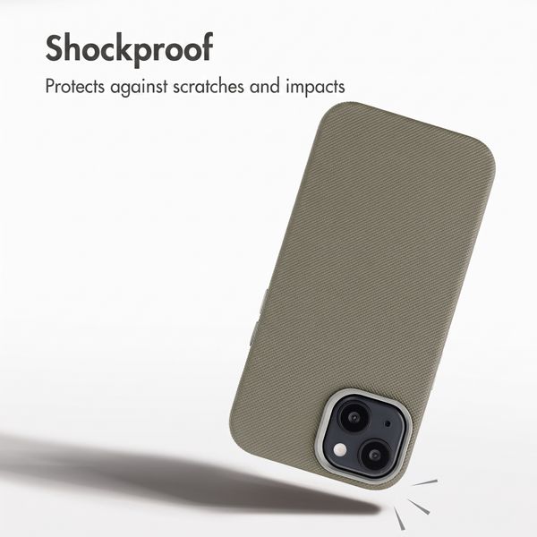 Accezz Mesh Back Cover with MagSafe Apple iPhone 15 - Dark Grey